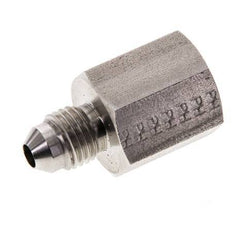 JIC Reducing Nipple G1/4'' Female x UNF 7/16''-20 Male Stainless Steel 310bar (4355.5psi)