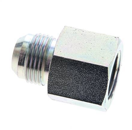 JIC Reducing Nipple G3/4'' Female x UN 1-1/16''-12 Male Steel 175bar (2458.75psi)