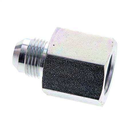JIC Reducing Nipple G1/2'' Female x UNF 3/4''-16 Male Steel 275bar (3863.75psi)