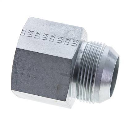 JIC Reducing Nipple G1 1/4'' Female x UN 1-5/8''-12 Male Steel 140bar (1967.0psi)