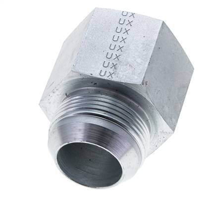 JIC Reducing Nipple G1 1/4'' Female x UN 1-5/8''-12 Male Steel 140bar (1967.0psi)