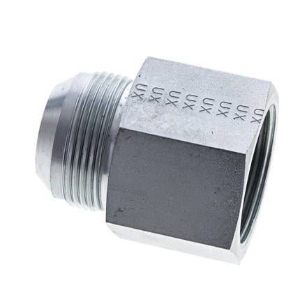 JIC Reducing Nipple G1 1/4'' Female x UN 1-5/8''-12 Male Steel 140bar (1967.0psi)