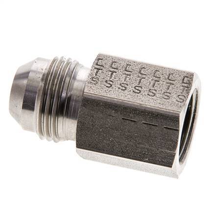 JIC Reducing Nipple G3/8'' Female x UNF 3/4''-16 Male Stainless Steel 275bar (3863.75psi)