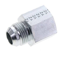 JIC Reducing Nipple UN 1-1/16''-12 Male x 3/4'' NPT Female Steel 170bar (2388.5psi)