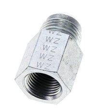 JIC Reducing Nipple UNF 3/4''-16 Male x 3/8'' NPT Female Steel 210bar (2950.5psi)