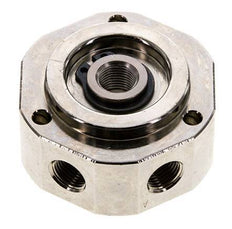 6-Way Rotary Joint 1/8'' x3/8'' Nickel-plated Brass PUR 0bar (0.0psi)