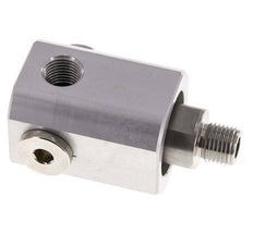 4-way Rotary Joint G1/4'' Aluminium NBR 10bar (140.5psi)