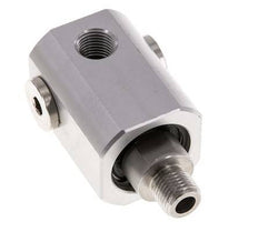 4-way Rotary Joint G1/4'' Aluminium NBR 10bar (140.5psi)