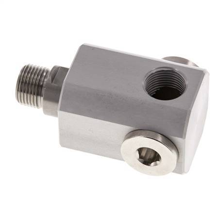 4-way Rotary Joint G3/8'' Aluminium NBR 10bar (140.5psi)