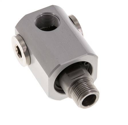 4-way Rotary Joint G3/8'' Aluminium NBR 10bar (140.5psi)