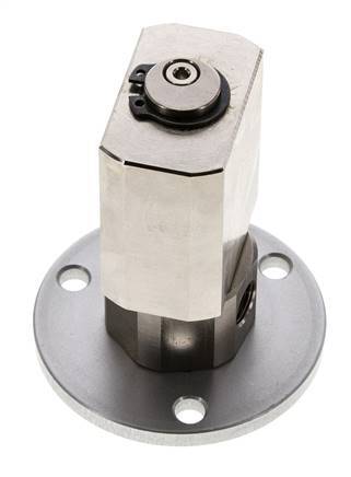 Rotary Joint G1/8'' Female Nickel-plated Brass PUR 12bar (168.60000000000002psi) Compact