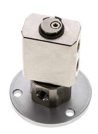 Rotary Joint G1/8'' Female Nickel-plated Brass PUR 12bar (168.60000000000002psi) Compact