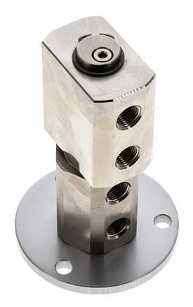 Rotary Joint G1/8'' Female Nickel-plated Brass PUR 12bar (168.60000000000002psi)