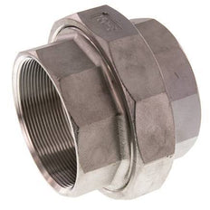 Union Straight Connector Rp3'' Female Stainless Steel Flat Seal PTFE 16bar (224.8psi)