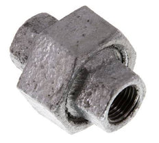 Union Straight Connector Rp1/4'' Female Cast Iron Flat Seal 25bar (351.25psi)