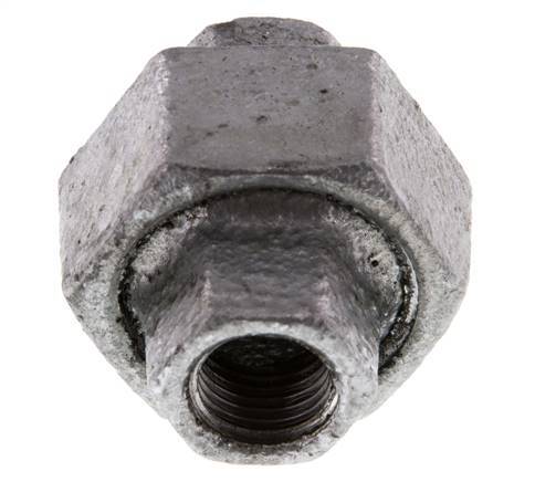 Union Straight Connector Rp1/4'' Female Cast Iron Flat Seal 25bar (351.25psi)
