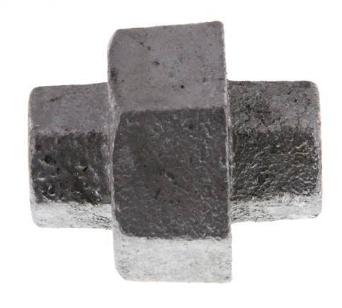 Union Straight Connector Rp1/4'' Female Cast Iron Flat Seal 25bar (351.25psi)