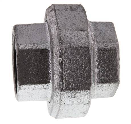 Union Straight Connector Rp1 1/4'' Female Cast Iron Flat Seal 25bar (351.25psi)