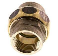 Union Straight Connector Rp1'' Female Brass Flat Seal Centellen 16bar (224.8psi)