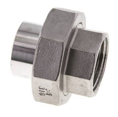 Union Straight Connector Rp1'' Female x 33.7mm Weld End Stainless Steel Conical Seal 16bar (224.8psi)