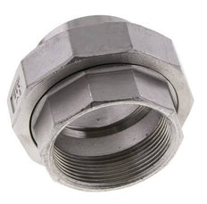 Union Straight Connector Rp2'' Female x 60.3mm Weld End Stainless Steel Conical Seal 16bar (224.8psi)