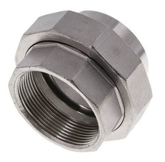 Union Straight Connector Rp2'' Female x 60.3mm Weld End Stainless Steel Flat Seal PTFE 150bar (2107.5psi)