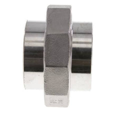 Union Straight Connector 60.3mm Weld End Stainless Steel Conical Seal 16bar (224.8psi)