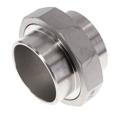Union Straight Connector 76.1mm Weld End Stainless Steel Conical Seal 16bar (224.8psi)