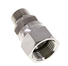 JIC Reducing Nipple UNF 7/8''-14 Female x G3/8'' Male Adjustable Stainless Steel 210bar (2950.5psi)