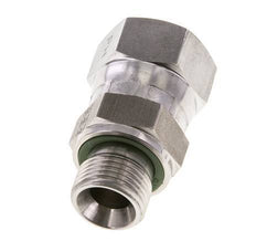 JIC Reducing Nipple UNF 3/4''-16 Female x G3/8'' Male Adjustable Stainless Steel 275bar (3863.75psi)