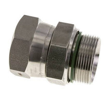 JIC Reducing Nipple UN 1-7/8''-12 Female x G1 1/2'' Male Adjustable Stainless Steel 105bar (1475.25psi)