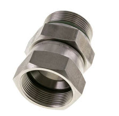 JIC Reducing Nipple UN 1-7/8''-12 Female x G1 1/2'' Male Adjustable Stainless Steel 105bar (1475.25psi)