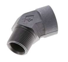 45deg Angled Fitting 1'' NPT Male x Female Steel 140bar (1967.0psi)