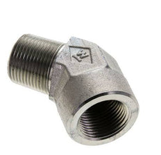 45deg Angled Fitting 3/4'' NPT Male x Female Steel 170bar (2388.5psi)