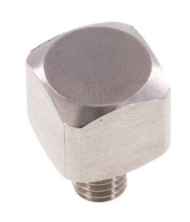 90deg Angled Fitting M5 Male x Female Stainless Steel 16bar (224.8psi)