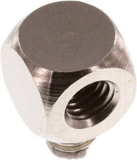 90deg Angled Fitting M5 Male x Female Nickel-plated Brass 16bar (224.8psi) [5 Pieces]