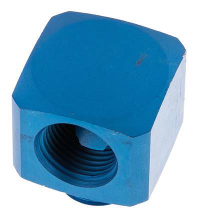 90deg Angled Fitting G1/2'' Male x Female Aluminium 16bar (224.8psi)