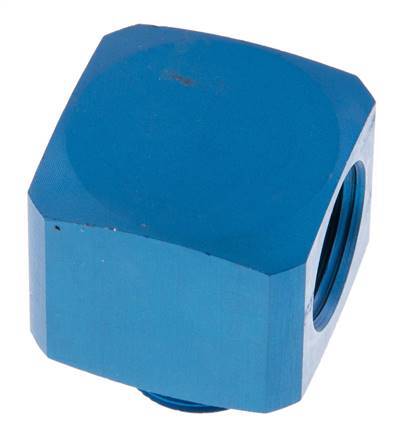 90deg Angled Fitting G1/2'' Male x Female Aluminium 16bar (224.8psi)
