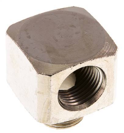90deg Angled Fitting G1/2'' Male x Female Nickel-plated Brass 16bar (224.8psi)
