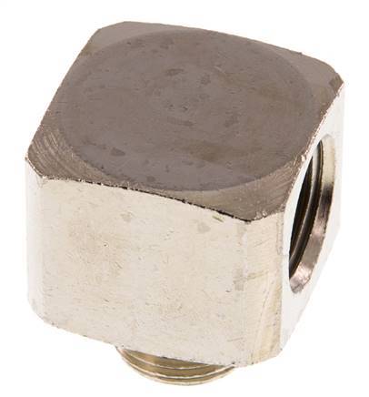 90deg Angled Fitting G1/2'' Male x Female Nickel-plated Brass 16bar (224.8psi)