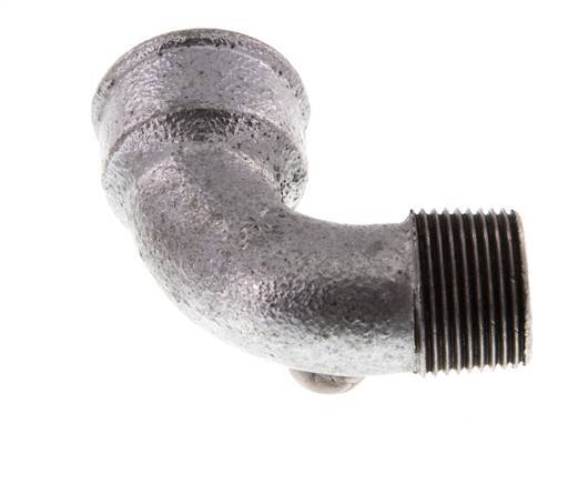 90deg Angled Fitting G3/4'' Male x Female PVDF 10bar (140.5psi) FDA