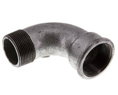90deg Angled Fitting 1 1/2'' Male R x Female Rp Short Cast Iron 25bar (351.25psi)