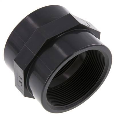 Socket Rp2 1/2'' Female PVC-U 16bar (224.8psi) EN 1452-3