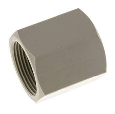 Socket G1 1/4'' Female Polypropylene (pp) 10bar (140.5psi) FDA 50mm Hex