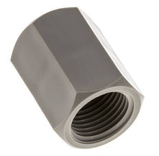 Socket G1/2'' Female Polypropylene (pp) 10bar (140.5psi) FDA 27mm Hex