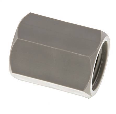 Socket G1/2'' Female Polypropylene (pp) 10bar (140.5psi) FDA 27mm Hex