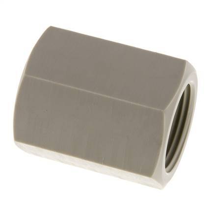 Socket G1'' Female Polypropylene (pp) 10bar (140.5psi) FDA 43mm Hex