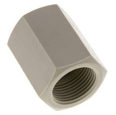Socket G1'' Female Polypropylene (pp) 10bar (140.5psi) FDA 43mm Hex