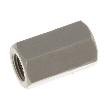Socket G1/8'' Female Polypropylene (pp) 10bar (140.5psi) FDA 14mm Hex [2 Pieces]