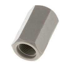 Socket G1/8'' Female Polypropylene (pp) 10bar (140.5psi) FDA 14mm Hex [2 Pieces]